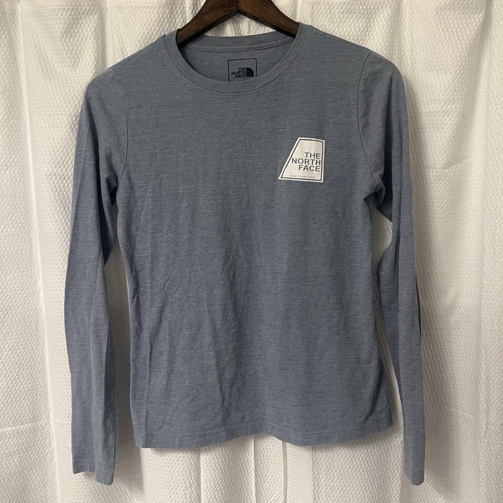 The North Face Shirt San Francisco Womens Small Long Sleeve Crew Neck Pullover